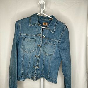 Ann Taylor Classic Blue Denim Jacket